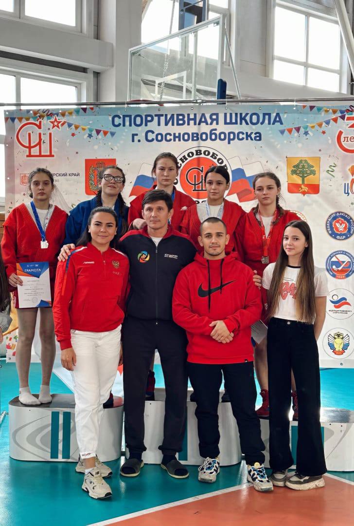 ПК по самбо среди юношей и девушек 14-16 лет в г. Сосновоборск