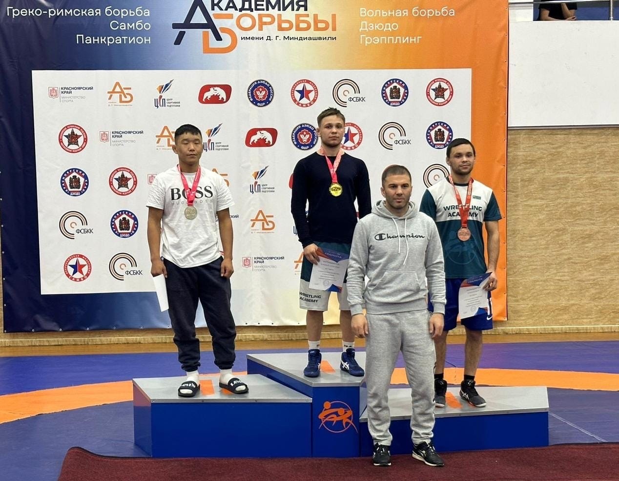 Результаты Чемпионата Красноярского края по вольной борьбе