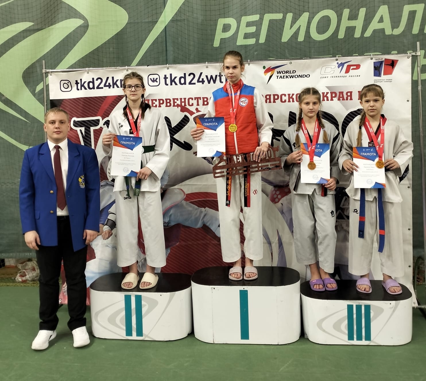 Результаты Первенства Красноярского края по тхэквондо ВТФ 12-14лет