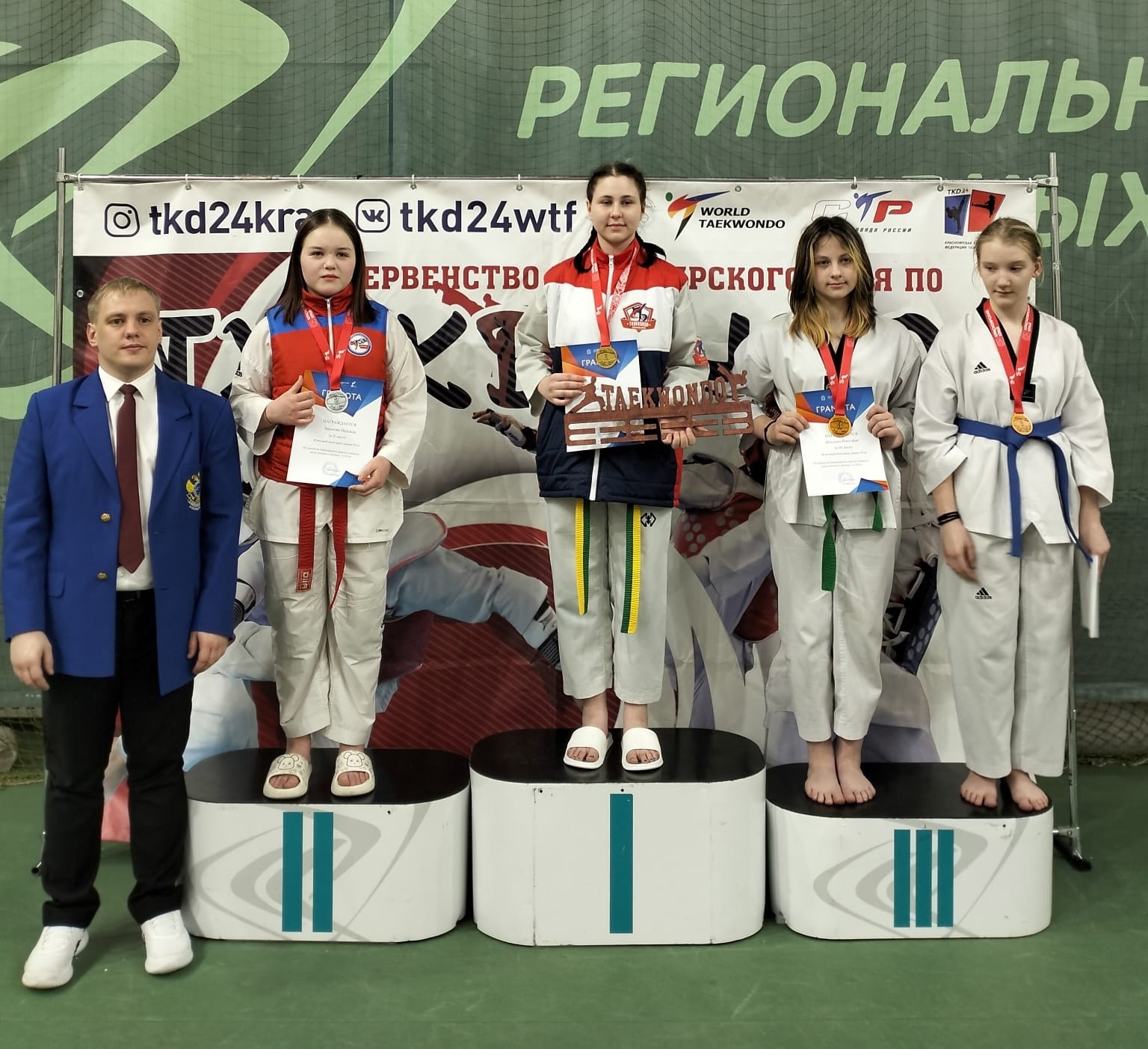 Результаты Первенства Красноярского края по тхэквондо ВТФ 12-14лет