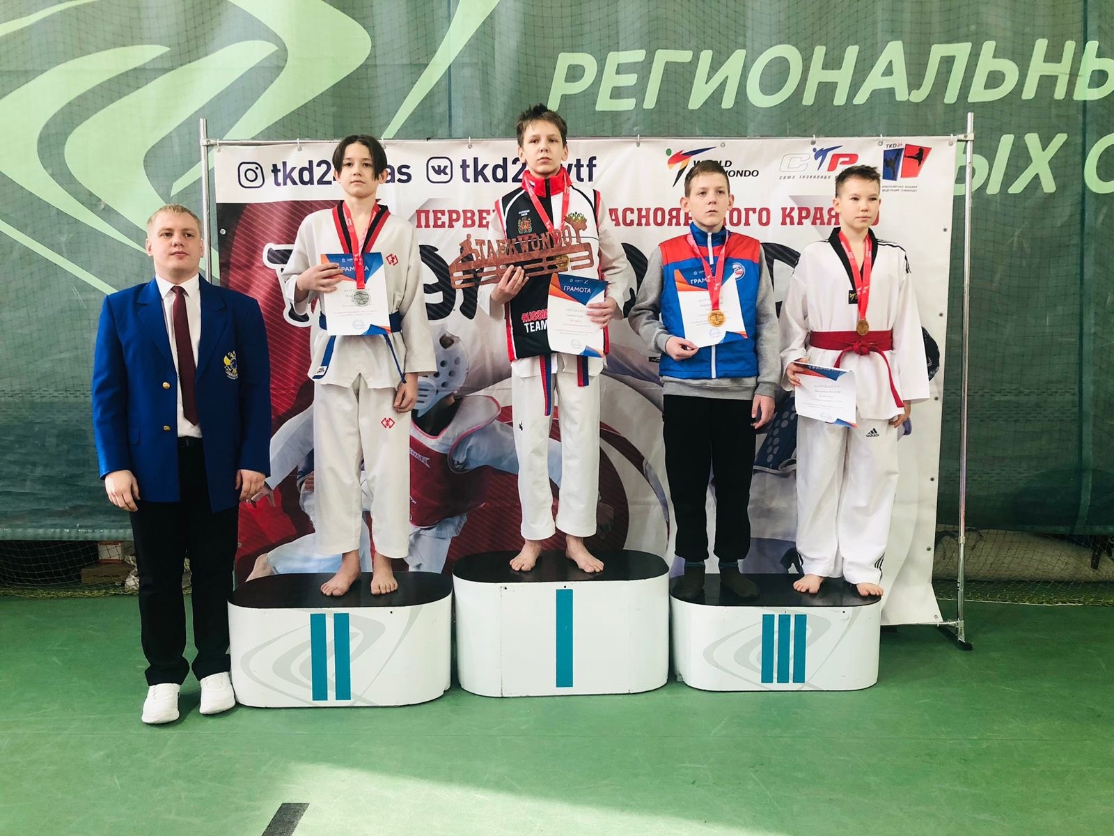 Результаты Первенства Красноярского края по тхэквондо ВТФ 12-14лет