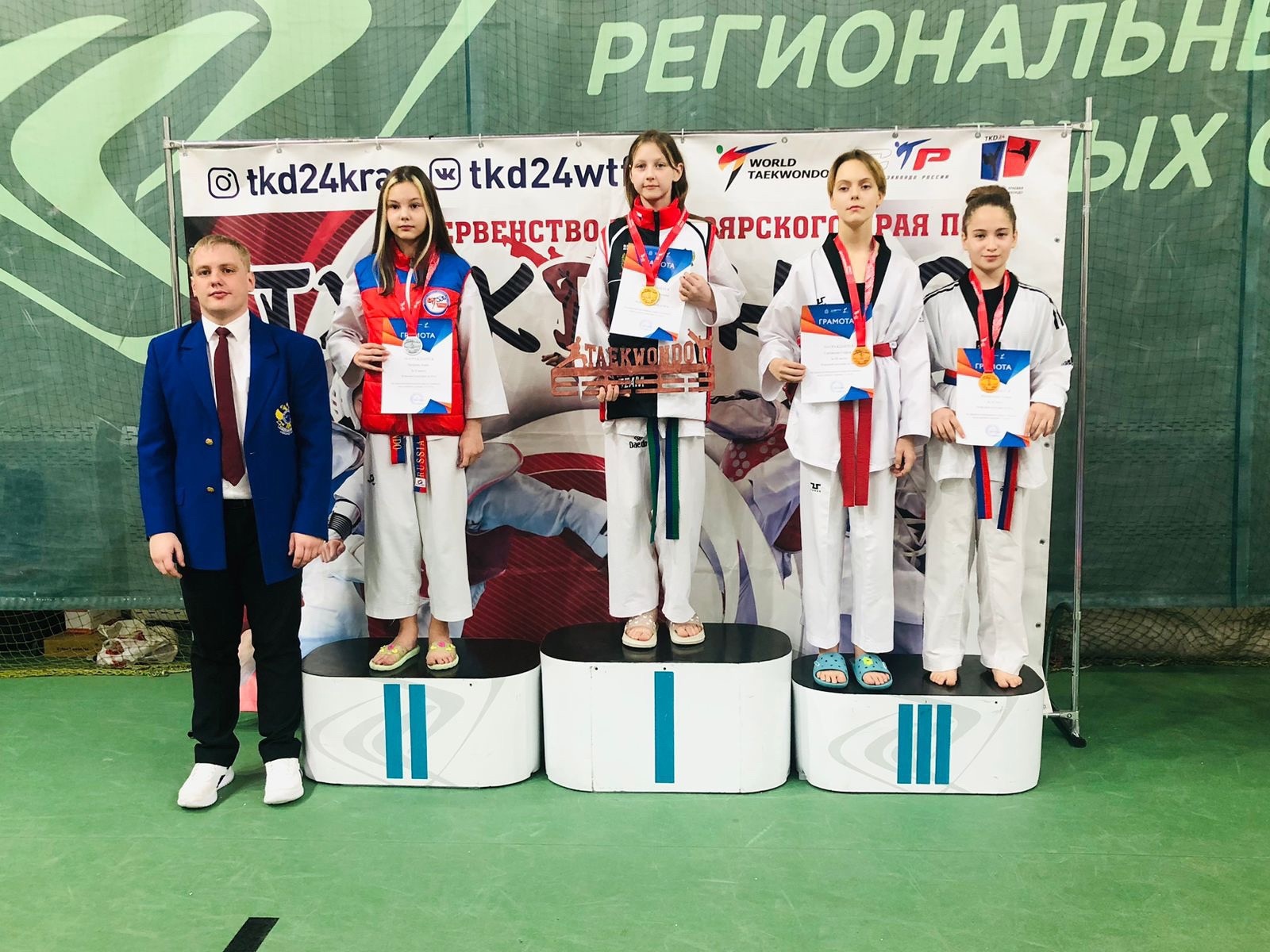 Результаты Первенства Красноярского края по тхэквондо ВТФ 12-14лет