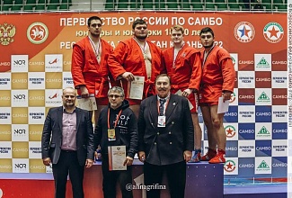 Серебряная медаль первенства России по самбо 