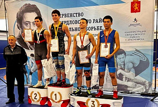 XXIII первенство Свердловского района по вольной борьбе в Красноярске
