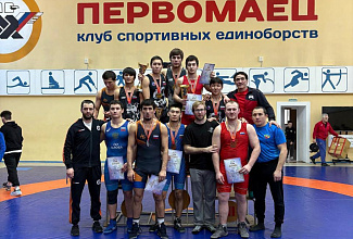 Первенство СФО по греко-римской борьбе среди юниоров до 24 лет в Новосибирске