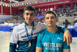 Две бронзовые медали завоевали наши воспитанники на Международном турнире по вольной борьбе "Baikal Open" среди мужчин на призы главы Бурятии