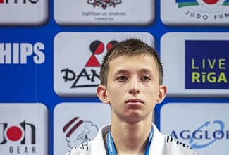 Серебряная медаль первенства Европы по дзюдо в Риге